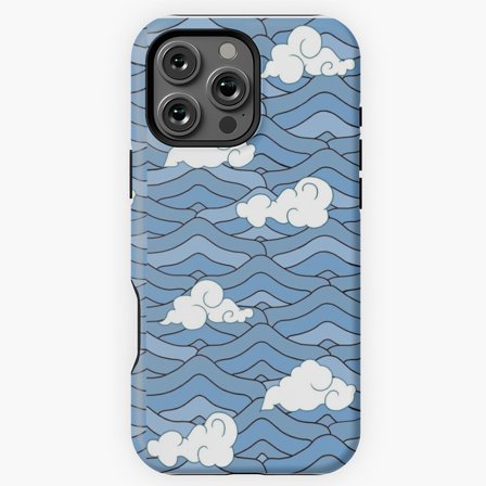 Master swordsman Cloud and Waves Traditional pattern Phone Case for iPhone 16 15 14 13 12 11 Pro Max M5906834