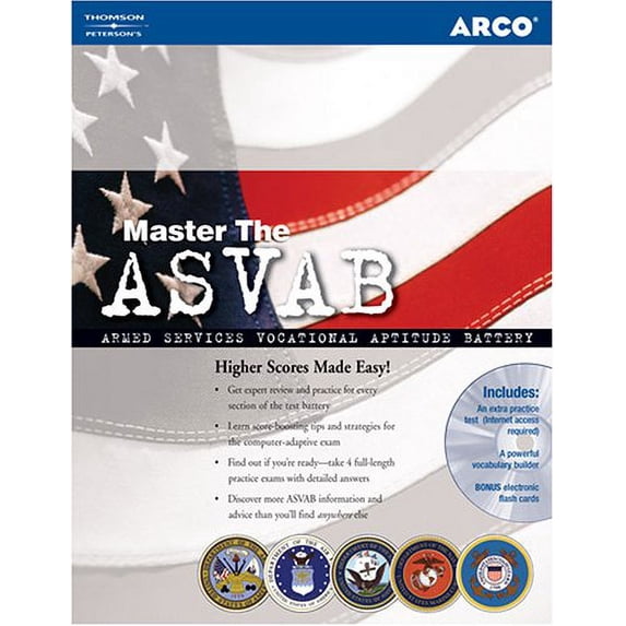 Master the ASVAB (Book & CD Rom)
