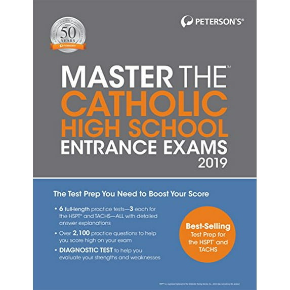Pre-Owned Master the Catholic High School Entrance Exams 2019 (Peterson's Master the Catholic High School Entrance Exams) Paperback