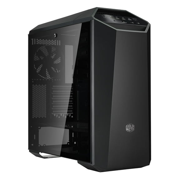 MasterCase Maker 5 Mid-Tower Compuer Case with FreeForm Modular System, Upgraded I/O with 3.0 Type C, Magnetic LED Strip, Magnetic Paneling, Sound Supression, and Cooling Bracket (MCM-M500M-KG5N-S00)