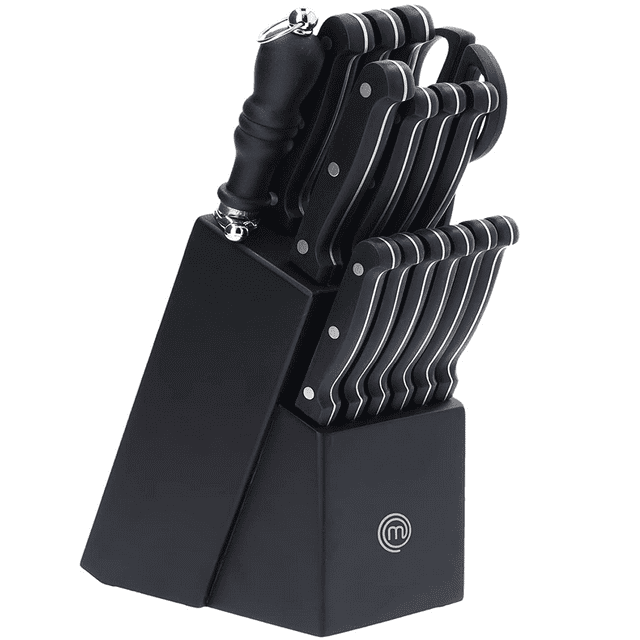 MasterChef 15Piece Knife Set Plus Knife Block