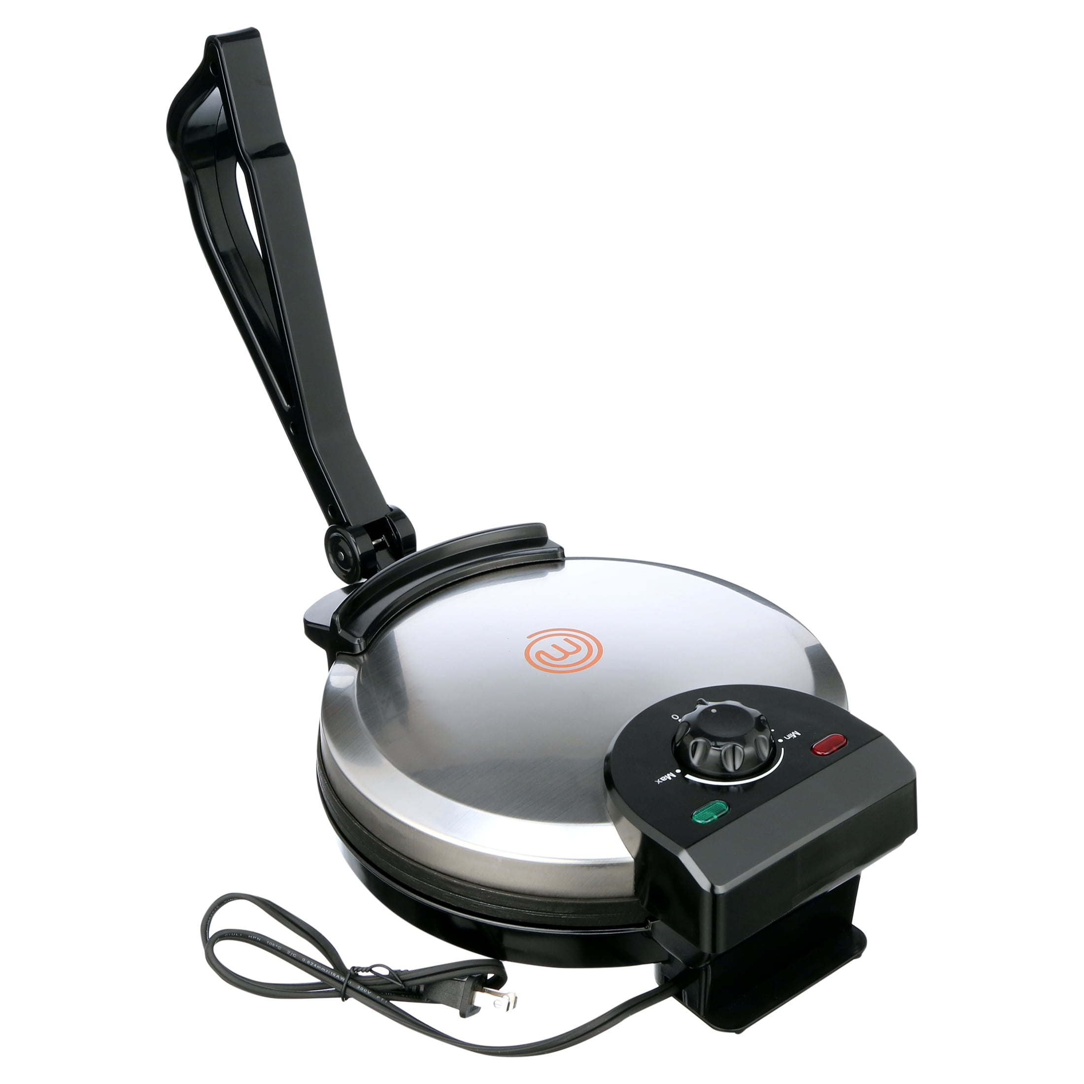 MasterChef Electric Tortilla and Roti Maker Heavy Duty, Nonstick
