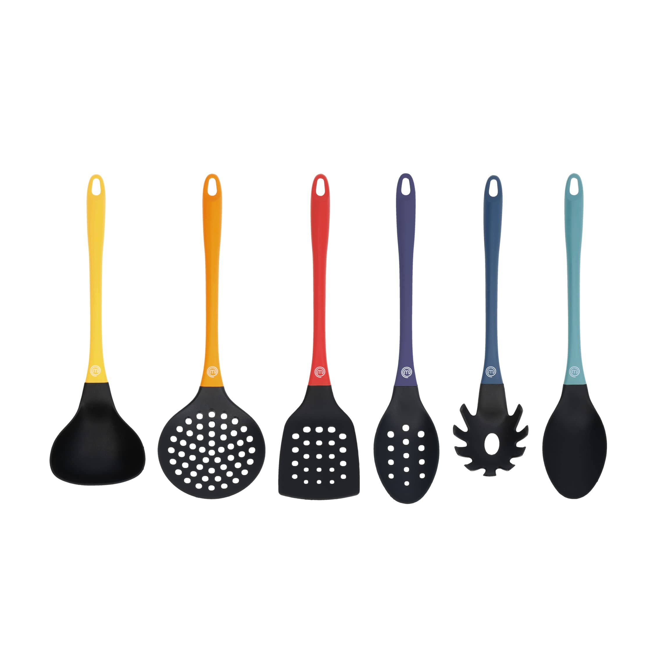 Colorful Nylon Non-Scratch 6-Piece Kitchen Utensil Set