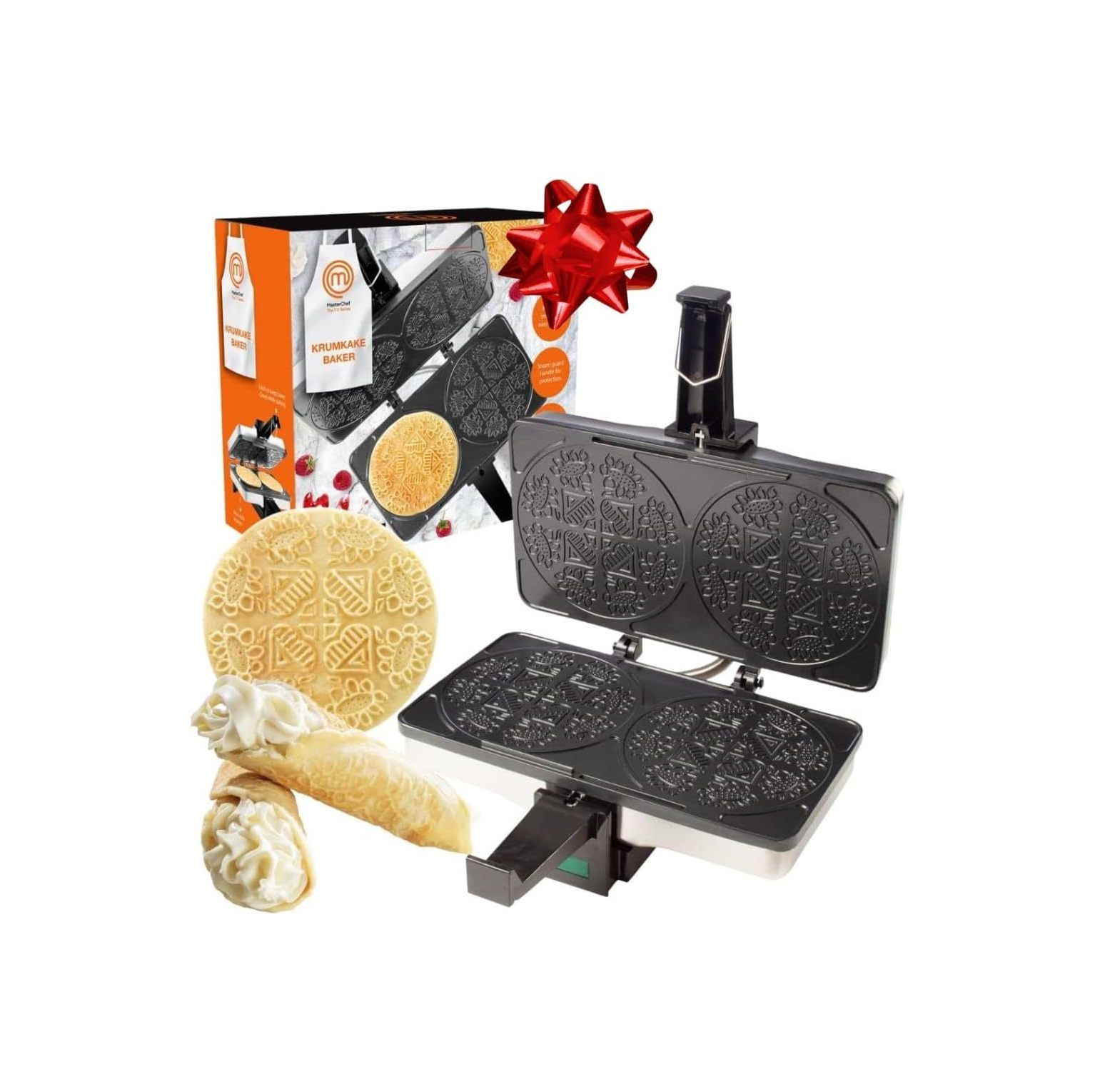 MasterChef Krumkake BakerMake 2 Homemade Pizzelle Like Cookies, Great