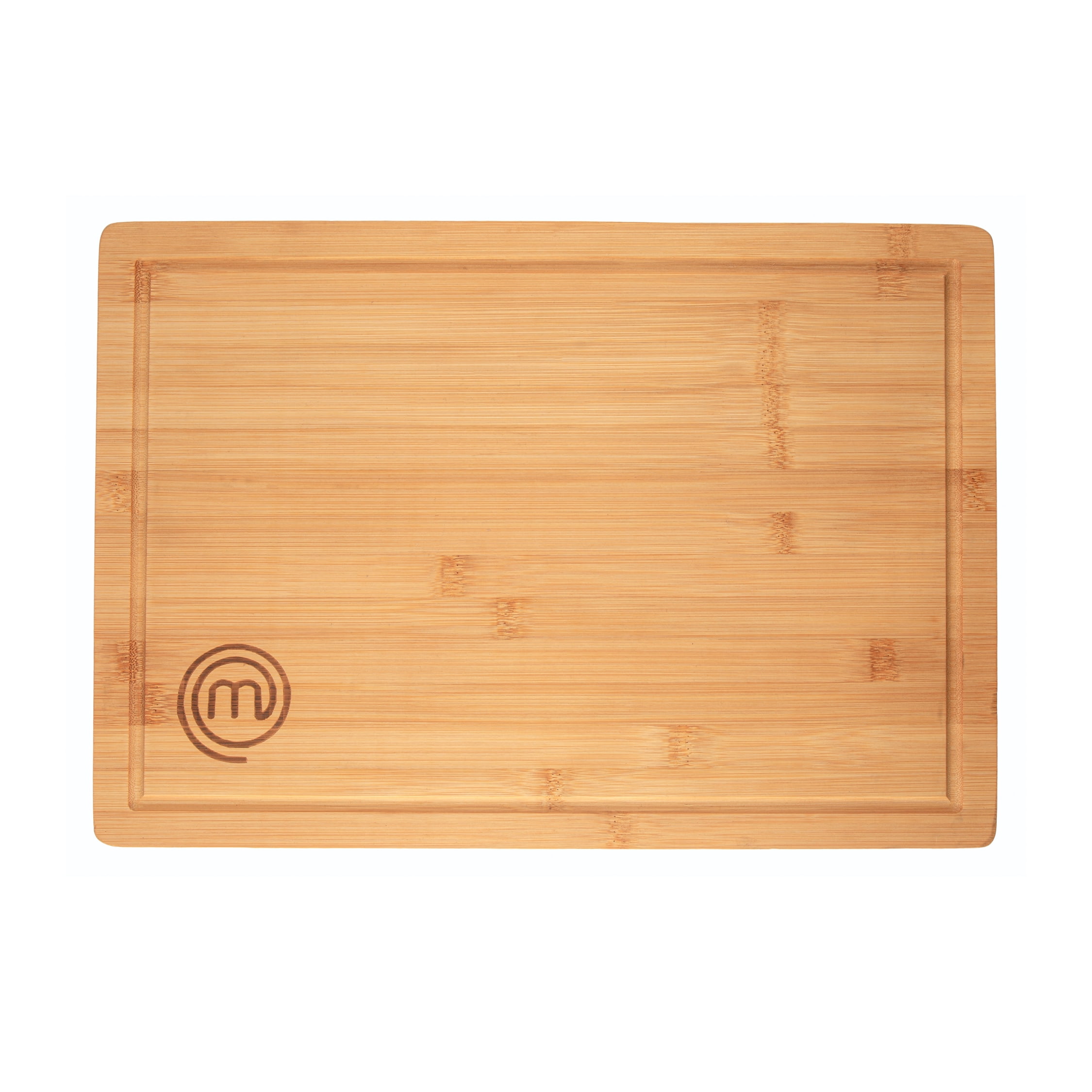 Extra-Large Natural Bamboo Cutting Board with Juice Groove
