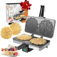 MasterChef Pizzelle Maker Nonstick Electric Pizzelle Cookie Baker