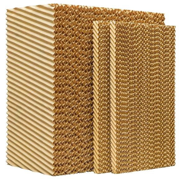 MasterCool 12 Inch Cooling Media Pad for 4800 CFM, CELdek Material, Multi-Layer Design, Durable and Efficient, GREENGUARD Certified, Yellow