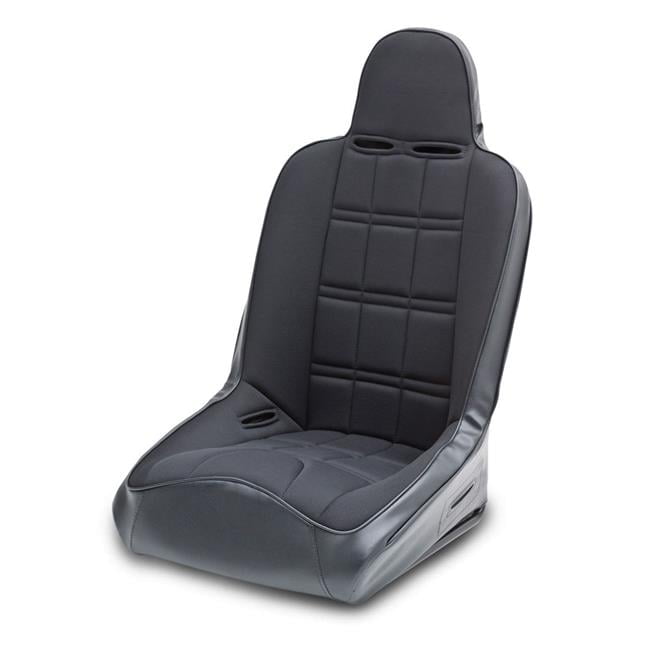 MasterCraft 530004 Single Nomad Seat with Fixed Headrest - Black & Black