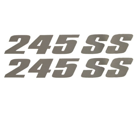 MasterCraft Boat Brand Decal 750080 | Gray 245 SS 15 x 2 Inch 2PC