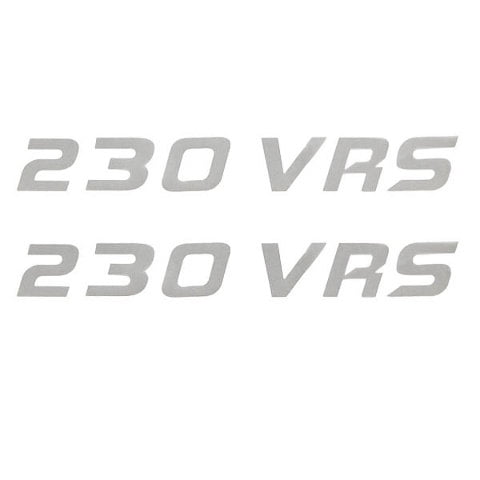 MasterCraft Boat Brand Decals 750074 | 230 VRS 1999-2007 Silver (Pair)