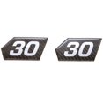 thumbnail image 1 of MasterCraft Boat Decal 7502027 | 2014 X30 Black Gray (Set of 2), 1 of 3