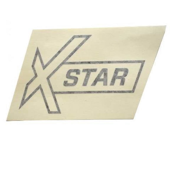 MasterCraft Boat Decal 755458 | X-Star 6 3/4 x 4 1/4 Inch Black Sticker Emblem