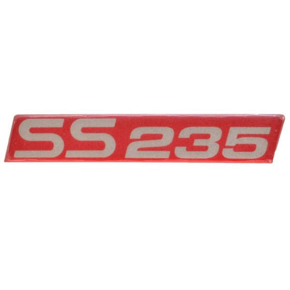 MasterCraft Boat Decal 758089 | SS 235 Red Silver Vinyl 7 1/2 Inch