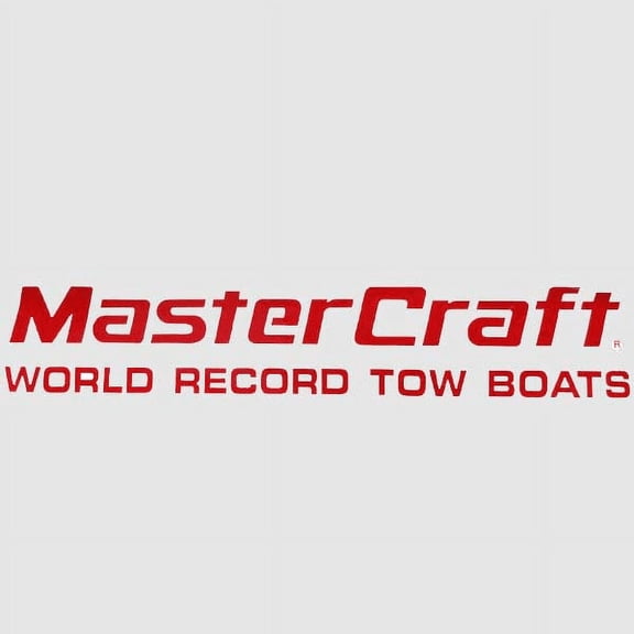 MasterCraft Boat Decal 758234 | World Record Regal Red Sticker