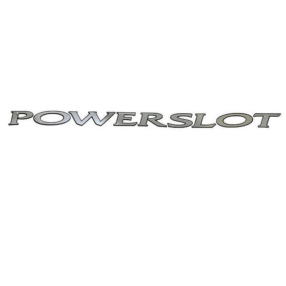 MasterCraft Boat Decal 758432 | OEM Powerslot 14 1/2 x 3/4 Inch Silver