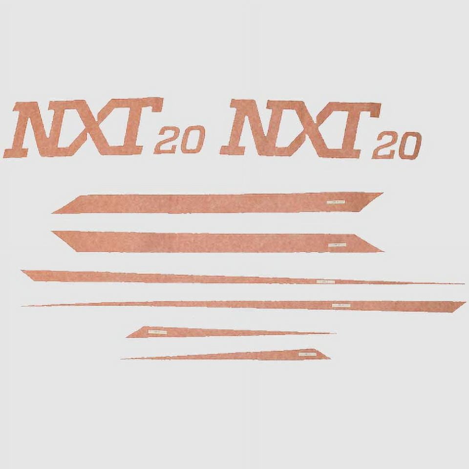 MasterCraft Boat Decal Kit 750189 NXT20 Orange (8 Piece)