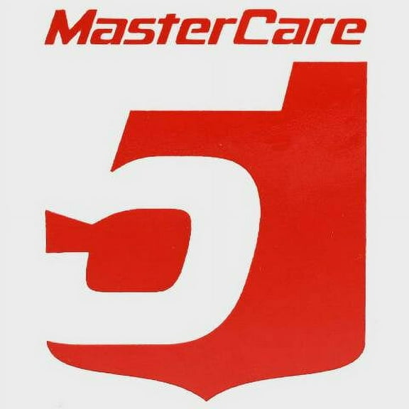 MasterCraft Boat MasterCare Decal Sticker 754501 | Red 3 x 2 1/2 Inch