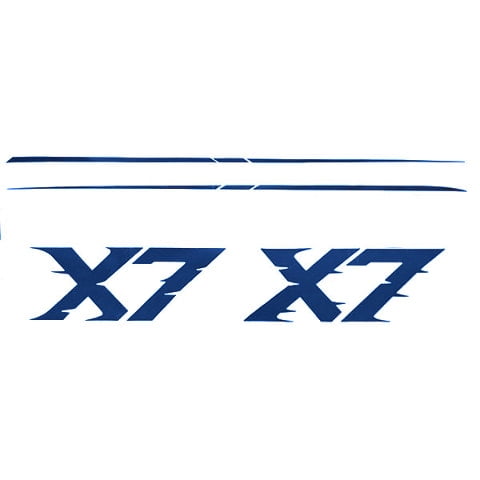 MasterCraft Boat Model Decal Kit 7506013K | X7 Mediterranean Blue