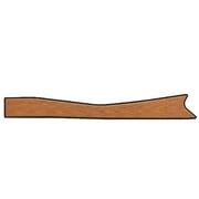 حصيرة قارب ماستر كرافت غير التزلج 554071A | SeaDek 29 3/4 x 4 بوصة Mocha