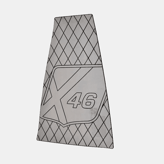 MasterCraft Boat Non-Skid Walkover Mat 553290 | X46 Gray 36 1/2 Inch