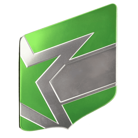 MasterCraft Boat Raised Decal Emblem 7502067 | ProStar Green Silver