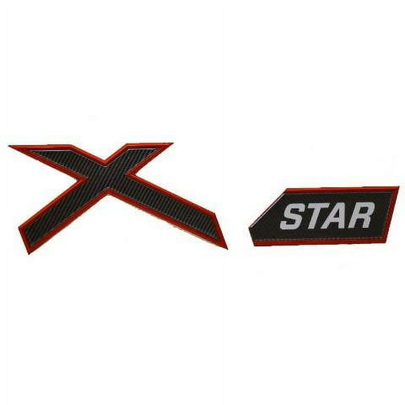 MasterCraft Boat Raised Decal Emblem 7502090 | X Star Viper Red