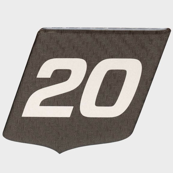 MasterCraft Boat Raised Emblem Decal 7502069 | X20 Carbon Fiber Sticker