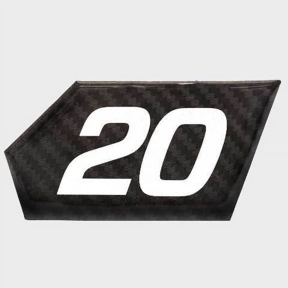 MasterCraft Boat Raised Emblem Decal 7502080 | X20 Black Carbon Fiber