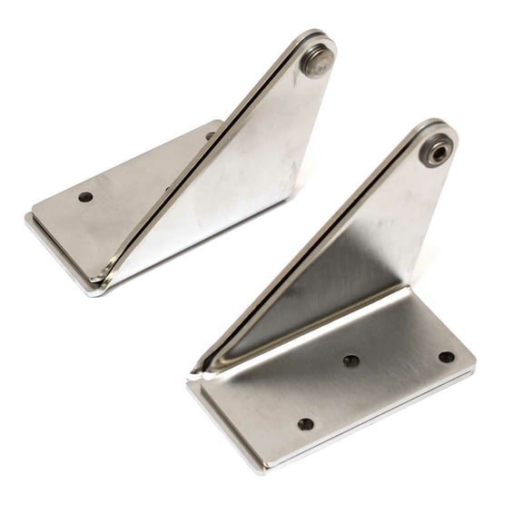 MasterCraft Boat Rear Seat Hinge 56-5314B | X46 Stainless Steel (Set of 2)