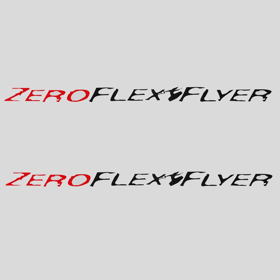MasterCraft Boat Tower Decal Stickers | Zero Flex Flyer Red (Pair)