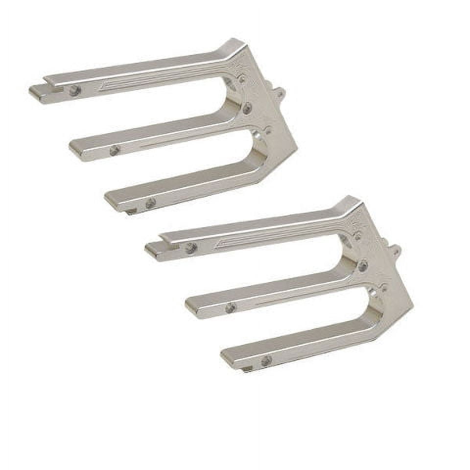 MasterCraft Brushed Billet Aluminum Boat Wakeboard Tower Racks (Pair)