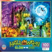 MasterPieces 100 Piece Glow in the Dark Jigsaw Puzzle - Spooky Nights