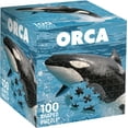 thumbnail image 1 of MasterPieces 100 Piece Jigsaw Puzzle - Orca - 11.1"x11.85", 1 of 4