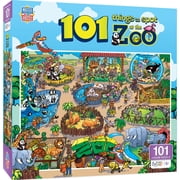 MasterPieces 100 Piece Jigsaw Puzzle - 101 Things to Spot At the Zoo