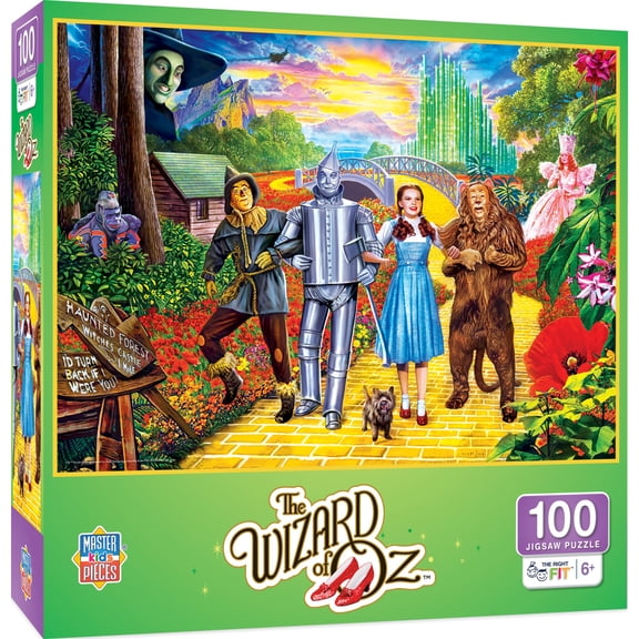 MasterPieces 100 Piece Jigsaw Puzzle - Wizard of Oz - 14"x19"
