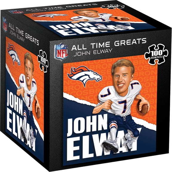 MasterPieces 100 Piece Puzzle - Denver Broncos All-Time Greats - John Elway