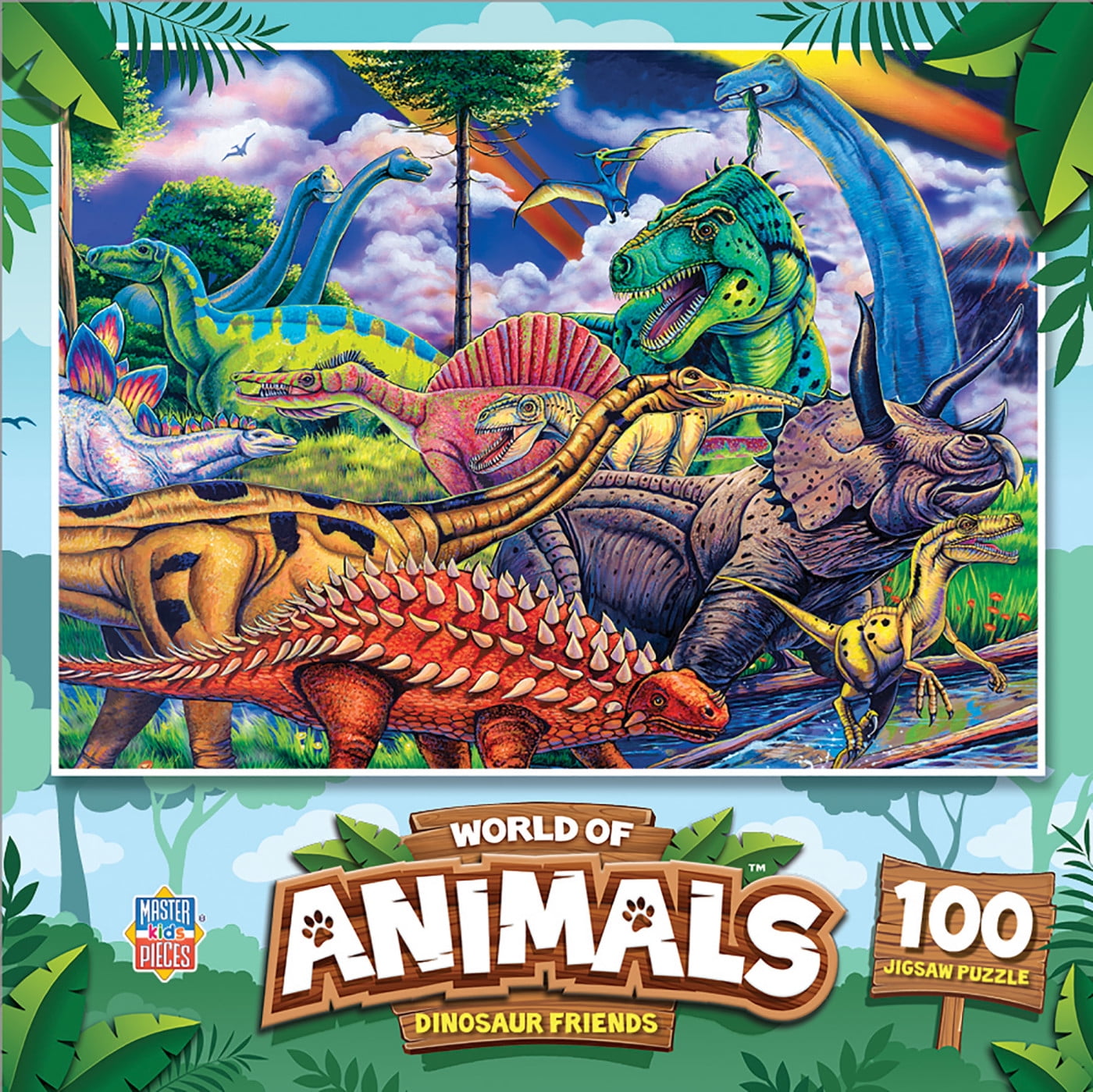 DINOSAUR PUZZLE T-Rex - 50 Piece Wild Republic, Complete