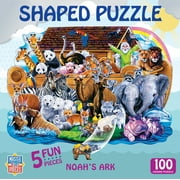 MasterPieces 100 Piece Shaped Jigsaw Puzzle - Noah's Ark - 14"x19"