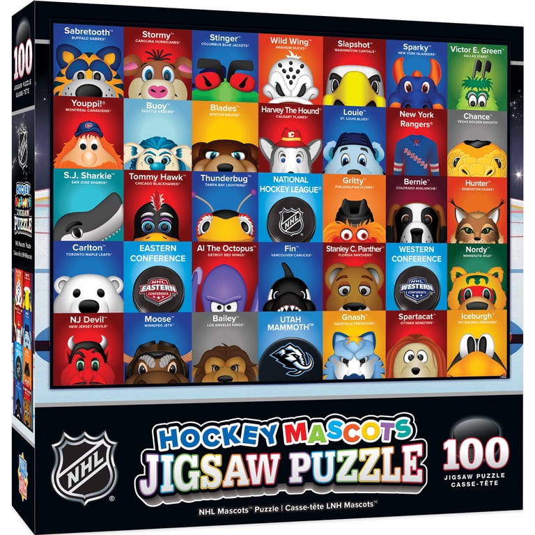 MasterPieces, NHL Mascots Puzzle, 100 Piece, 14