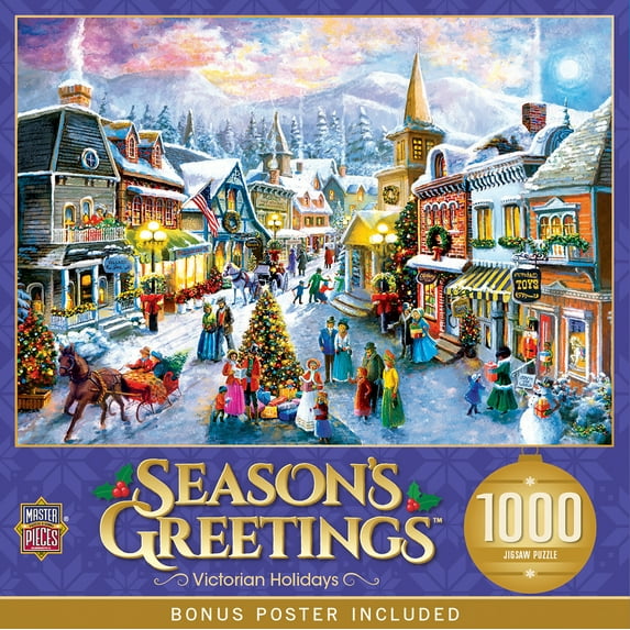 MasterPieces 1000 Piece Christmas Jigsaw Puzzle - Victorian Holidays