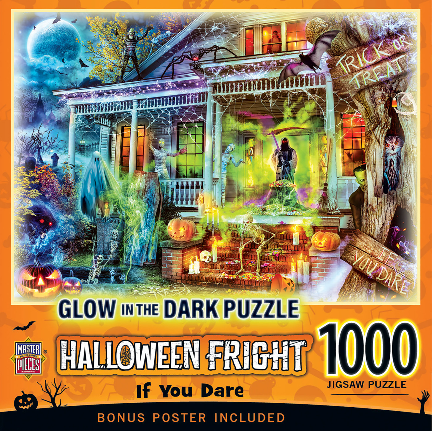 Haunted House Spooky Puzzle 1000 Piece Halloween Jigsaw Puzzle - Spooky ...