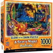 MasterPieces 1000 Piece Halloween Jigsaw Puzzle - A Scary Night Outside
