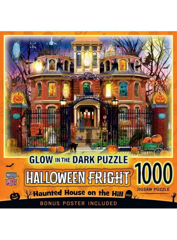MasterPieces 1000 Piece Halloween Jigsaw Puzzle - Haunted House on the Hill
