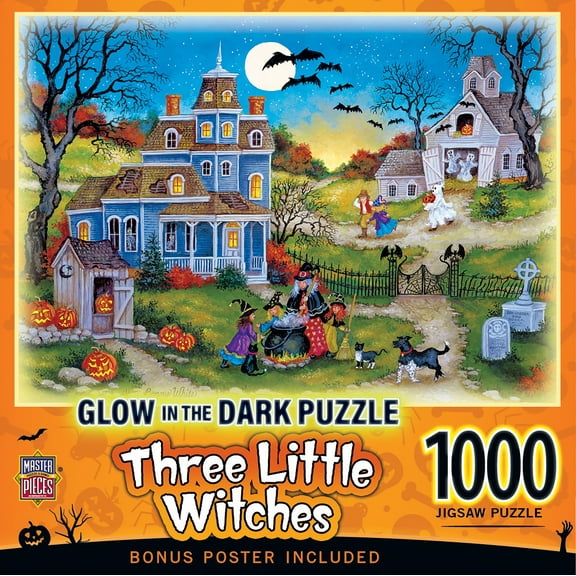 MasterPieces 1000 Piece Halloween Jigsaw Puzzle - Three Little Witches