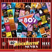 MasterPieces 1000 Piece Jigsaw Puzzle - 80's Blockbusters - 19.25"x26.75"