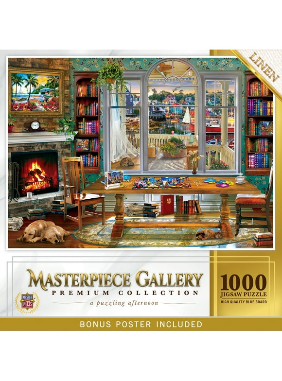 MasterPieces 1000 Piece Jigsaw Puzzle - A Puzzling Afternoon - 26.8"x19.3"