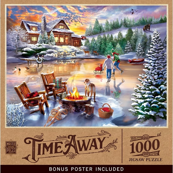 MasterPieces 1000 Piece Jigsaw Puzzle - An Evening Skate - 19.25"x26.75"