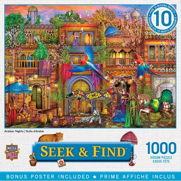 MasterPieces 1000 Piece Jigsaw Puzzle - Arabian Nights - 19.25"x26.75"
