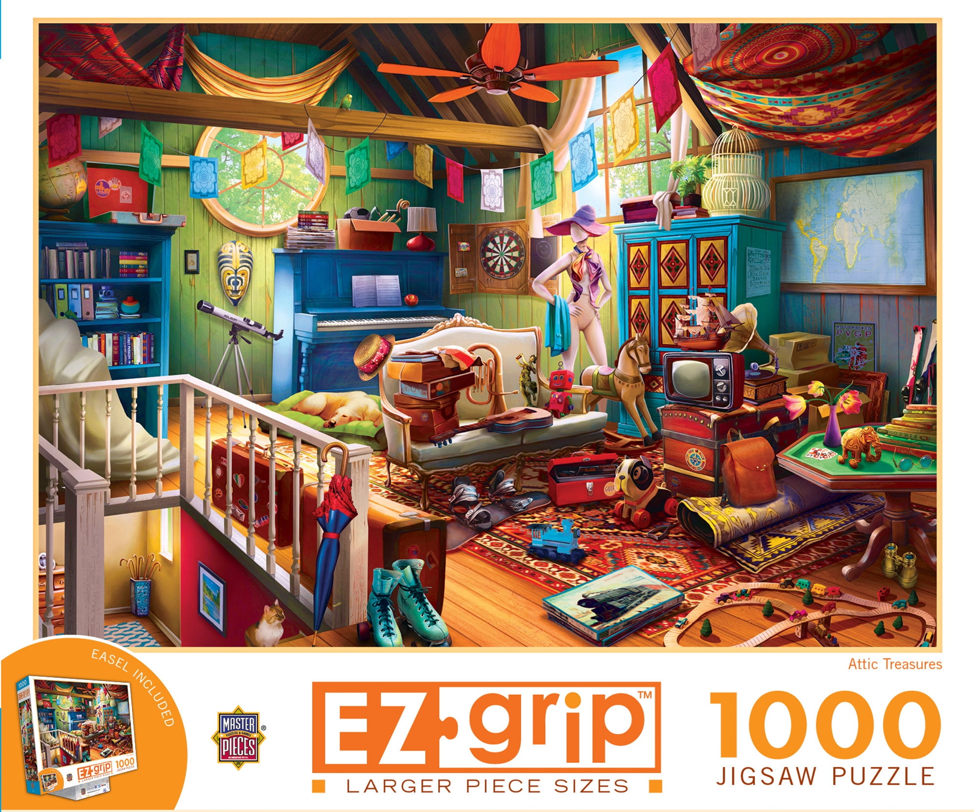 MasterPieces 1000 Piece Jigsaw Puzzle - Attic Treasures - 23.5"x34"