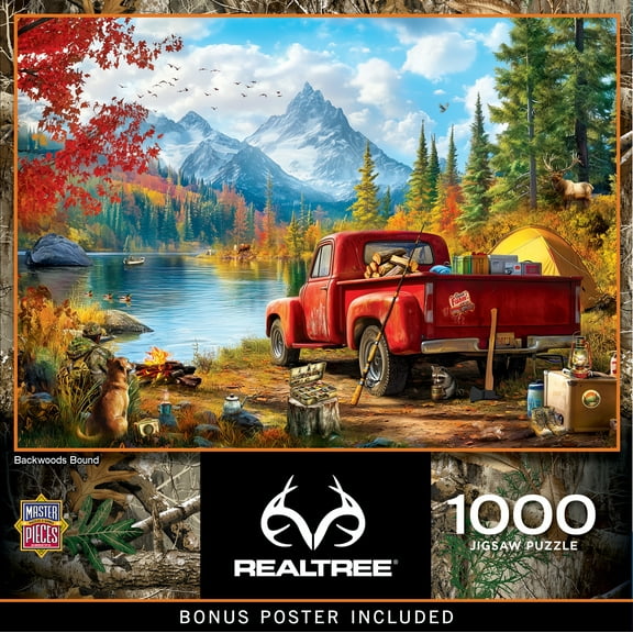 MasterPieces 1000 Piece Jigsaw Puzzle - Backwoods Bound - 19.25"x26.75"